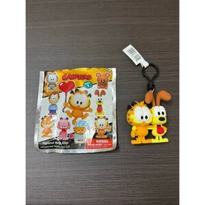 Garfield Series 1 Figural Bag Clip Keychain CHASE - Garfield & Odie